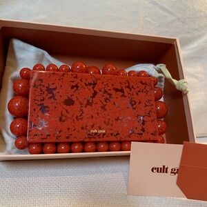 Cult Gaia EOS Clutch Rouge
